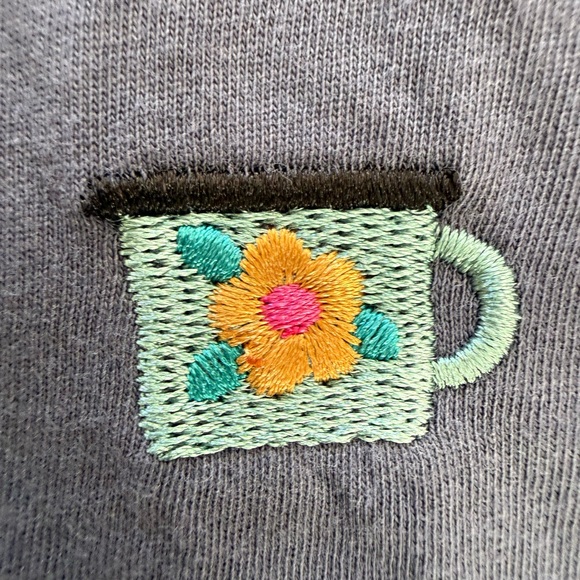 Fave Little Things Embroidered Boxy Tee - Picture 9 of 13